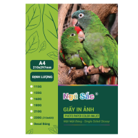 Giấy in ảnh Ngũ Sắc A4 1 mặt 115gsm 100 tờ