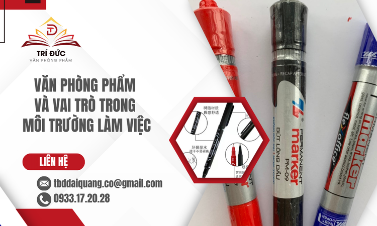 Tác động của Văn Phòng Phẩm đến hiệu quả công việc